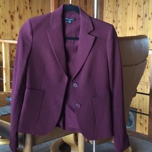Rich wine colored blazer